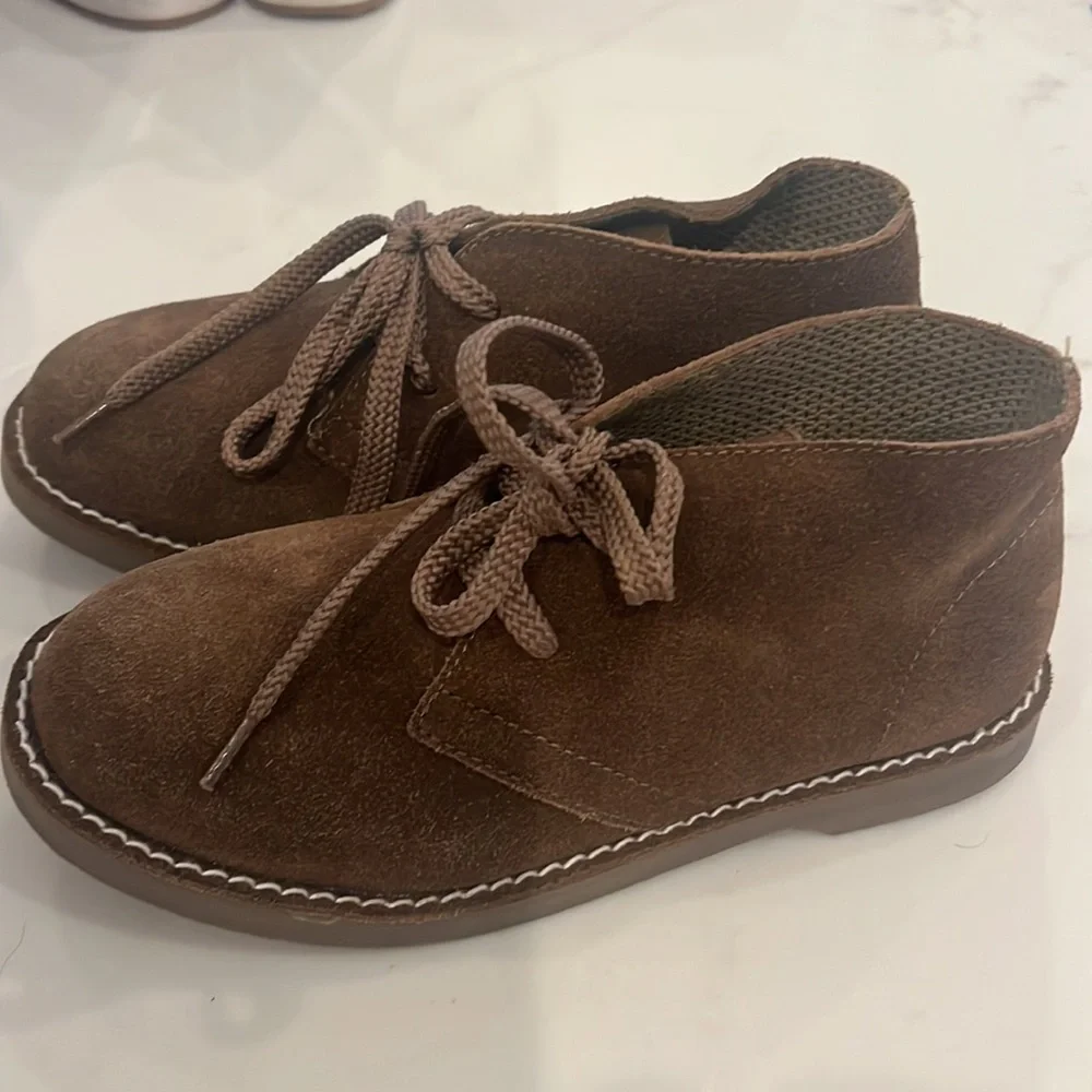 Brand new j crew dark brown high top shoes size 2